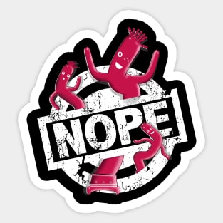 NOPE: Not of planet Earth Sticker